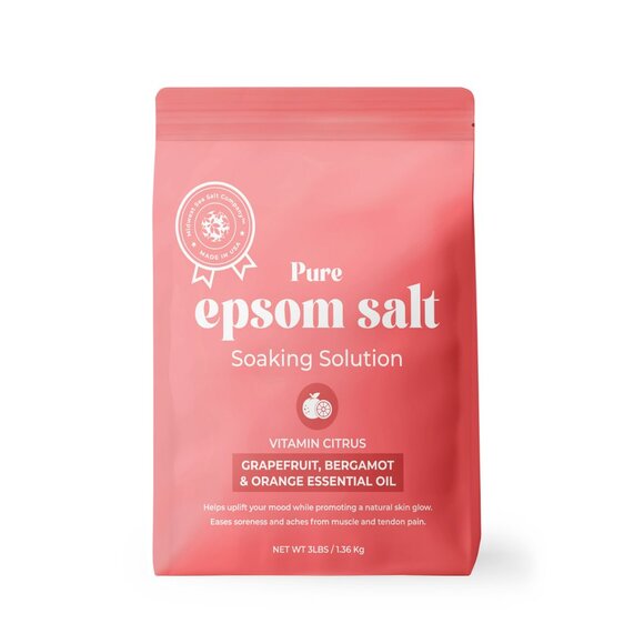 Pure Epsom Salt Soaking Solution - Vitamin Citrus - 3lbs - Picture 2 of 8